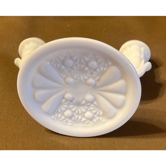 Beautiful Milk Glass Tapered Candlestick Holder Perfect For Wedding Union! - Picture 4 of 9